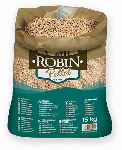 worek pelletu opałowego Robin do kupienia w Osiecznej lub sklepie internetowym